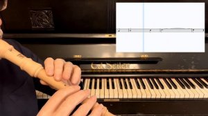 И.Пушечников «Песенка» (пьеса №4) из школы игры на блок флейте