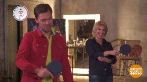 Михаил Мамаев играет в пинг-понг. Доброе утро. Суббота. Фрагмент выпуска от 15.02.2020