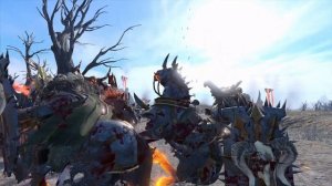 Archaon fighting Chaos with more Chaos