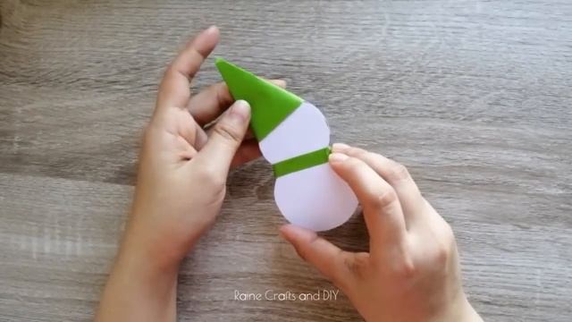 How to make a Snowman using cardboard and papers - DIY Snowman Christmas ornament смотреть онлайн