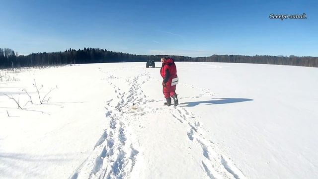 Рыбалка на таёжном озере.Март 2021. Это вам не Якутия. смотреть онлайн