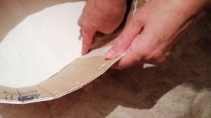 Корзина из картона своими руками для подарка, для ёлки.Придумала сама.Работа с картоном.Поцелуй чёр