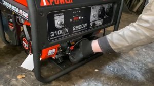 A-iPower 3100E бензиновый генератор с электрозапуском, мощность 2,8квт , бак большой, качественный