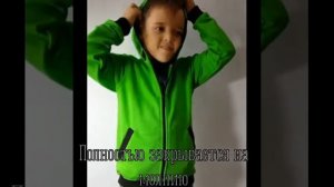 Толстовка зеленая "Крипер" из Майнкрафт