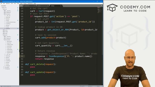 14. Update Shopping Cart Button - Django Wednesdays ECommerce 14 смотреть онлайн