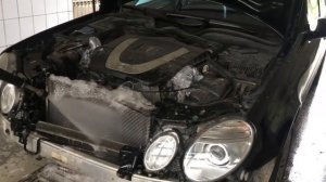 Мойка радиаторов Mercedes W211