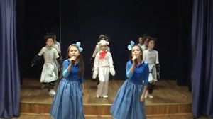 Детский ансамбль "Гномы" - "Белый кот", репетиция.