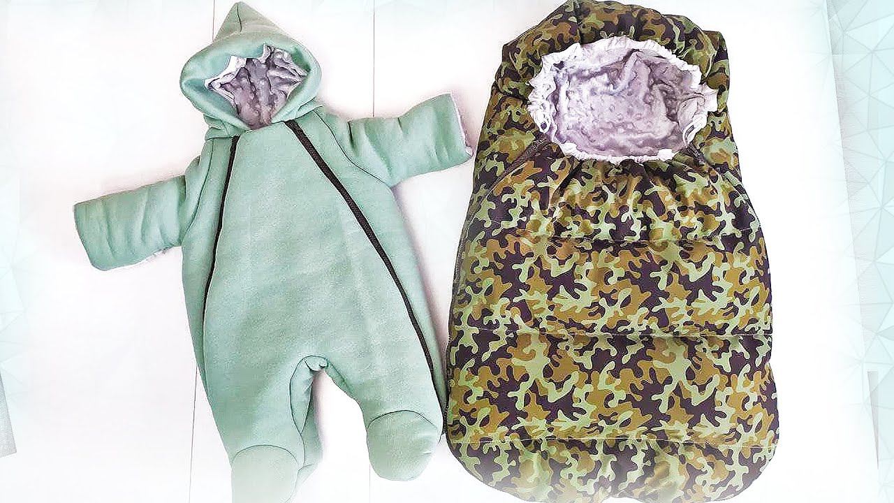 Шью в прямом эфире ТЕПЛЫЙ ЗИМНИЙ КОНВЕРТ с капюшоном и молниями. Конверт ЧИЛИ смотреть онлайн