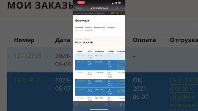 Как сделать заказ и зарегестрировать партнера. Greenway