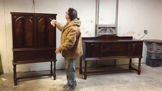 refinishing a mahogany buffet and china in java finish смотреть онлайн