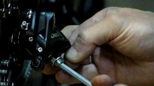 Настройка заднего переключателя скоростей