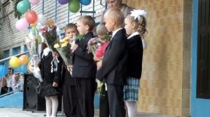 1 сентября, первоклашки рассказывают стихи!