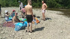 Сплав по реке Томь