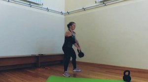 Функциональная и быстрая тренировка с гирями на силовую выносливость
