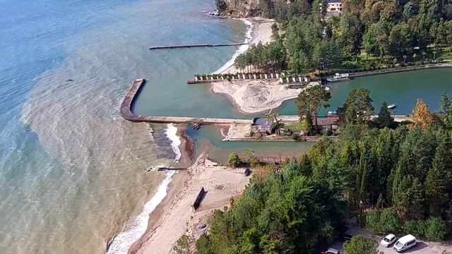 Пансионат "Мюссера".Вид с крыши . Мюссерский биосферный заповедник. Абхазские прогулки. Октябрь 202