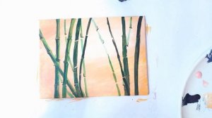 Beautiful Bamboo Painting