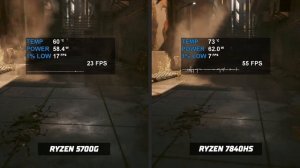 Ryzen 5700G (Vega 8) vs. Ryzen 7840HS (Radeon 780M) | How big is the difference?