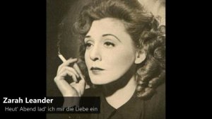 Zarah Leander -  Heut' Abend Lad' ich mir die Liebe ein (1939)