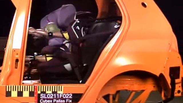 Краш-тест автокресла Cybex Pallas 2-fix ADAC 2011 смотреть онлайн