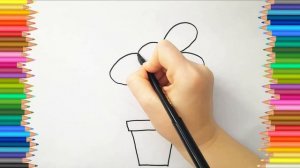 Как нарисовать ЦВЕТОЧЕК - Урок легкого рисования для малышей