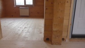 Дом из сухого бруса с каркасной мансардой под печное отопление