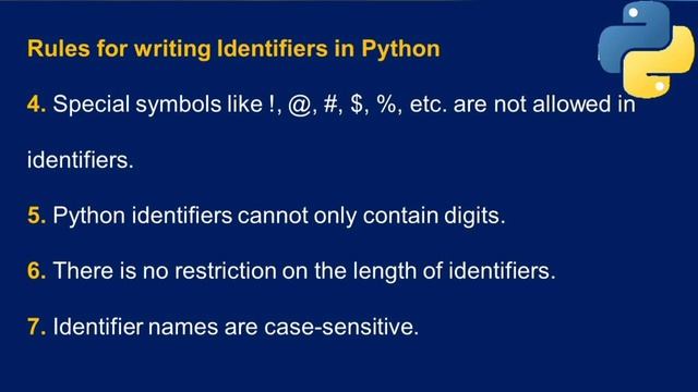 Identifier in Python