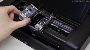 Canon PIXMA TR150 - Installing The Ink Cartridges