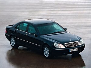 Распаковка: Mercedes-Benz S600 V220 (W220) 1999 1/18 (Norev)