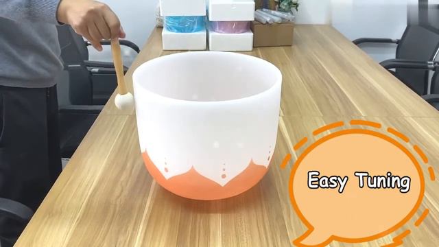 14 inch orange lotus bottom crystal singing bowl смотреть онлайн