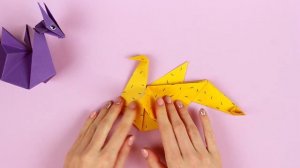 ОРИГАМИ ИЗ БУМАГИ ДРАКОН | ORIGAMI DRAGON