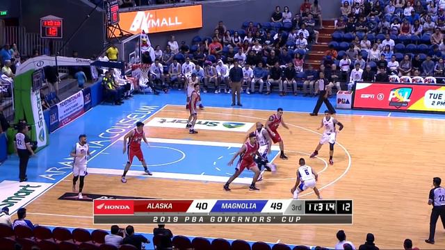 Alaska vs Magnolia | PBA Governors' Cup 2019 Eliminations смотреть онлайн