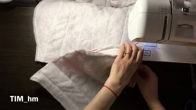 Как сшить утеплённый жилет на кнопках |TIM_hm|