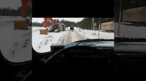 Зил с двигателем ямз 236 В карьере, 5 кубов песка 8 января 2021г.