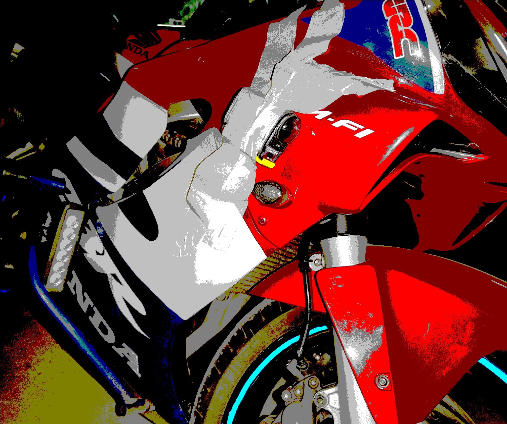 Honda cbr 600 f4i вид с боку