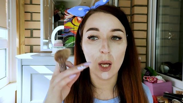 Уменьшаем нос и рисуем скулы правильно. Видеоурок.