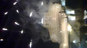 Fireworks Rome Ponte Sant'angelo.