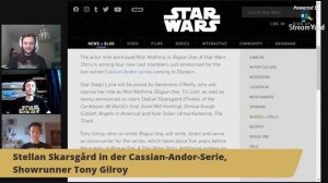 News: Cassian-Andor-Serie: Casting & Showrunner – Jedipedia-Podcast #1 Clip