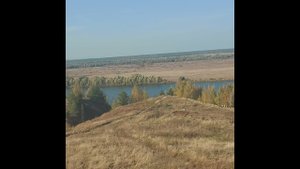 Река Ока, село Константиново, Рязанская область (04.10.20) (вид от храма)