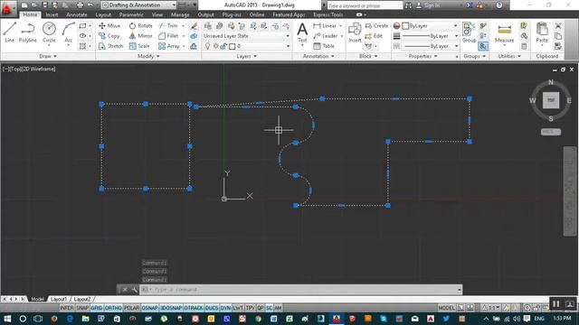 Autocad 2D how to use of polyline смотреть онлайн