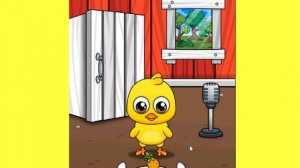 Приключения маленького цыпленка Цыпа.Мультик игра для детей.