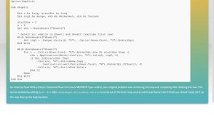 Excel VBA Runtime Error '424' Object Required when deleting rows