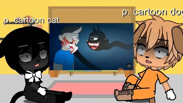 past cartoon cat and cartoon dog react to the future (first reaction video) смотреть онлайн