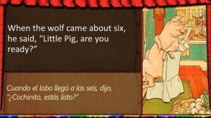 Los Tres Cochinitos | Three little Pigs | Cuentos Leídos en Inglés con Subtítulos en Español