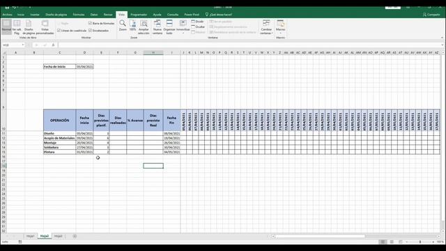 Diagrama de GANT en EXCEL?Diagrama de GANT que se autocorrige con el AVANCE del proyecto⭐ LO MEJOR? смотреть онлайн