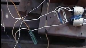 Трехфазный генератор из асинхронного двигателя. _The three-phase generator of an asynchronous motor