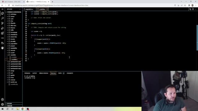 CS50 Scrabble - Lab Week 2 - Scrabble Solution 2023. (Beginners Guide) смотреть онлайн