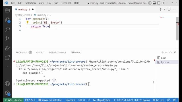 Python ошибка SYNTAX ERROR. Как ИСПРАВИТЬ SyntaxError в ПИТОНЕ. Python ошибка SYNTAX ERROR