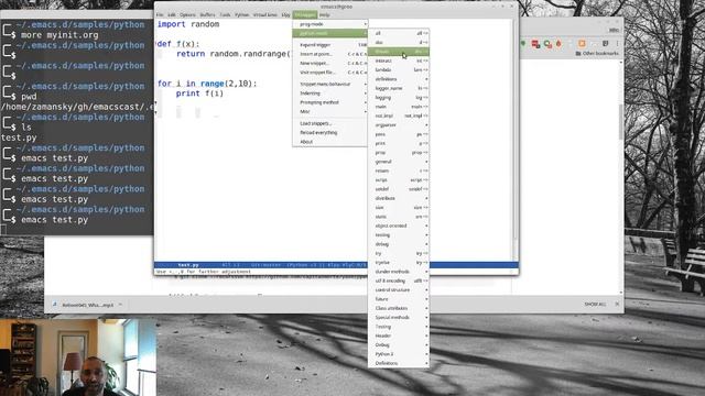 Using Emacs - 13 - yasnippet смотреть онлайн