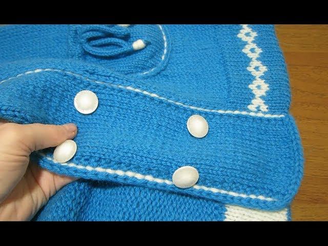 Пальто. Часть 5 - отделка контрастной нитью. смотреть онлайн