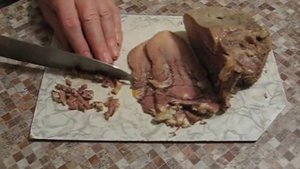 Салат с говяжьим языком «Сказка»